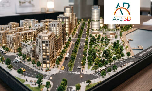 3D Architectural Masterplan Model